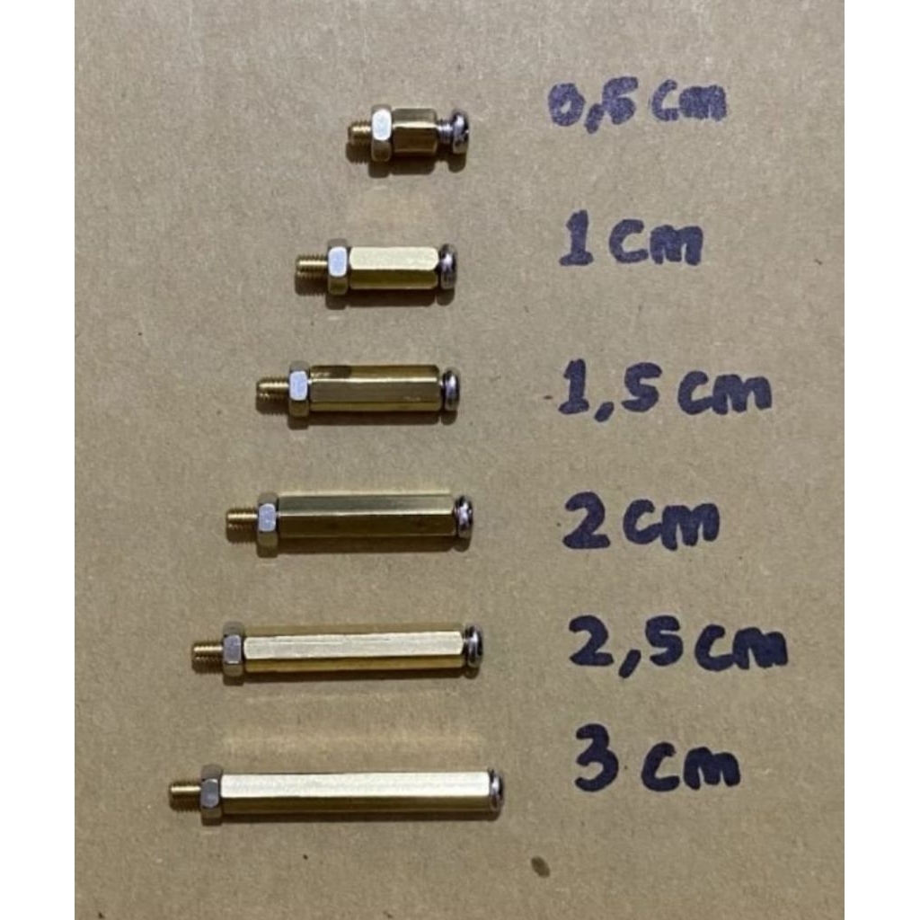 Dudukan PCB Spacer Bahan Kuningan High Quality Spicer Spacer
