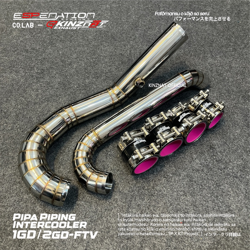 Piping pipa intercooler Toyota Innova Reborn 2GD ,Fortuner VRZ GR (1GD 2 GD) espenation - piping int