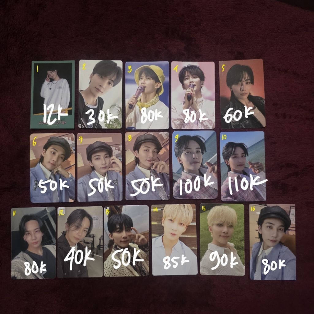 PHOTOCARD JEONGHAN SEVENTEEN LD FML DVD POB ALBUM