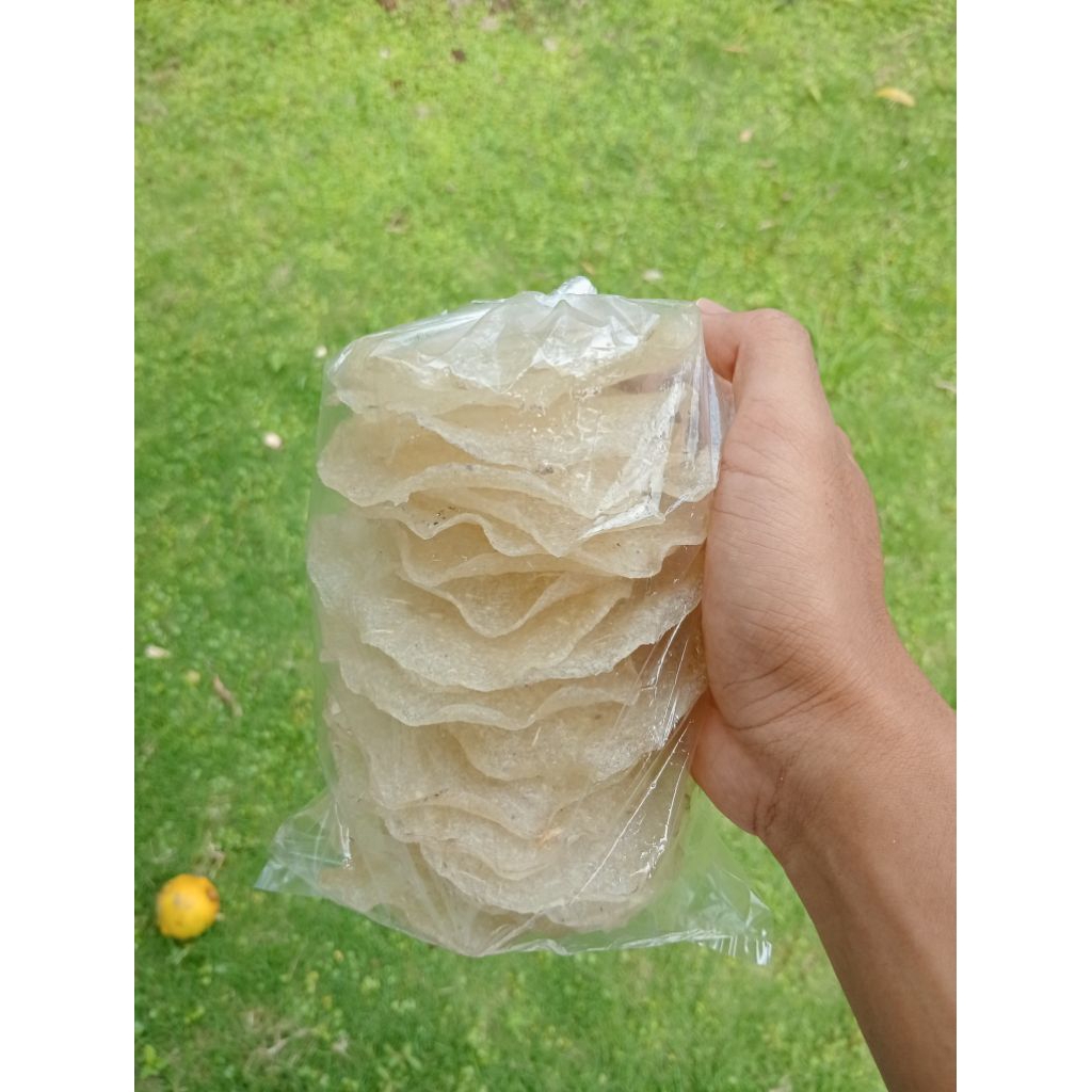 opak singkong mentah khas Tasikmalaya kerupuk singkong gurih renyah enak