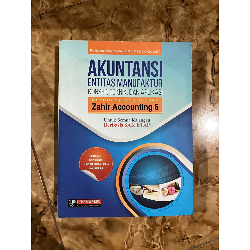 (ORIGINAL BEKAS) Buku Akuntansi Entitas Manufaktur Konsep, Teknik, dan Aplikasi Zahir Accounting 6 D