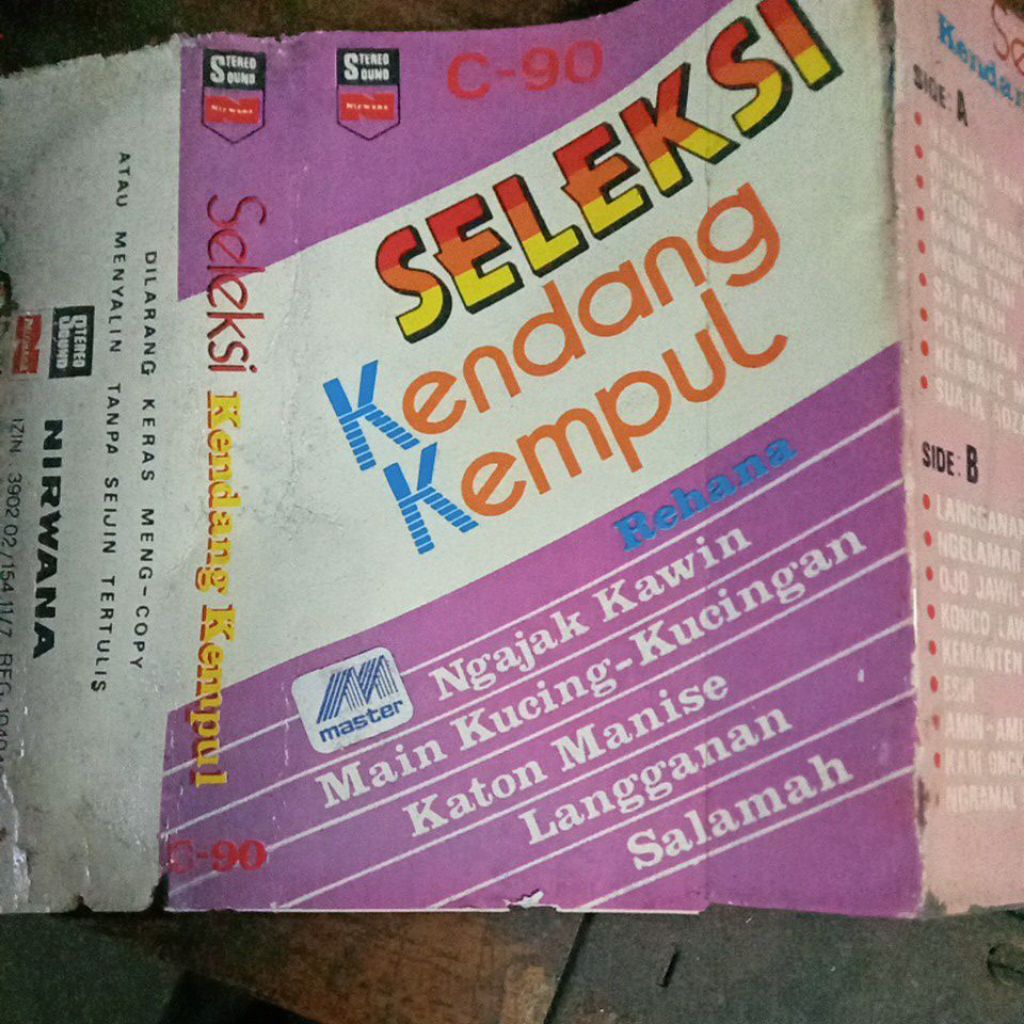 kaset pita KENDANG KEMPUL J26