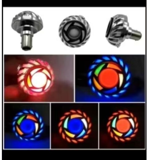 stop Projie kipas rainbow Running lampu motor