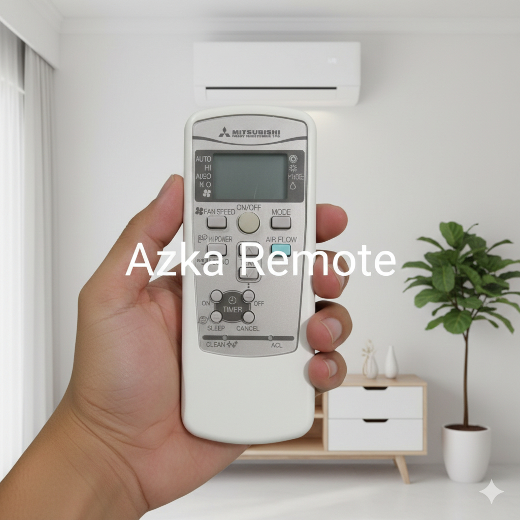 REMOTE REMOT AC MITSUBISHI RKX502A001B ORIGINAL ASLI SECOND