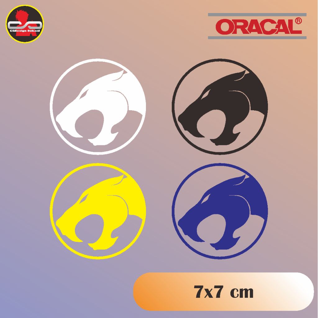 Cutting Stiker logo Puma bahan Oracal