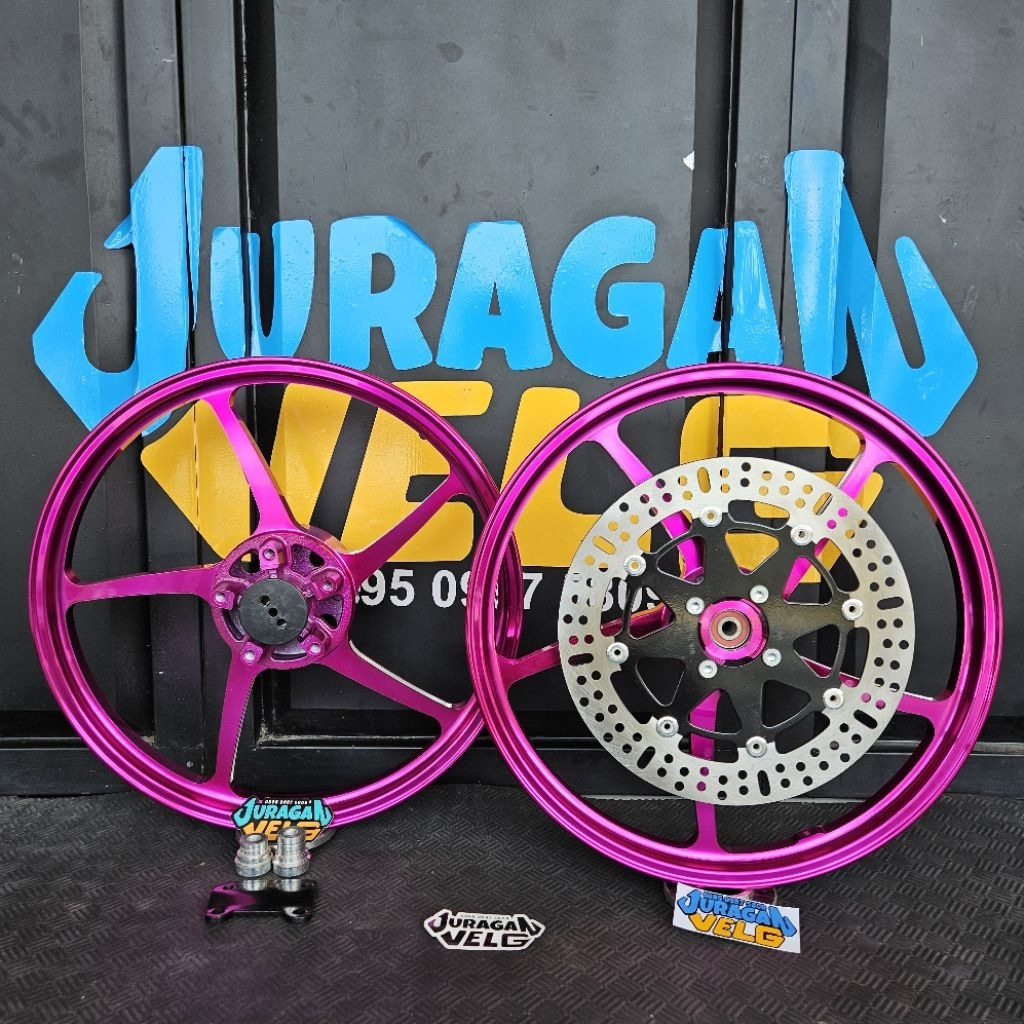 velg vnd ak55 mutakin 525 511 rcb vrossi power gp untuk vixion dan R15 V2