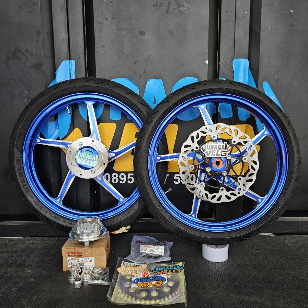 wheelset velg VND ak55 set BAN pnp crf cbr cb150r sonic supra125 gtr tiger revo ninja klx dtracker s