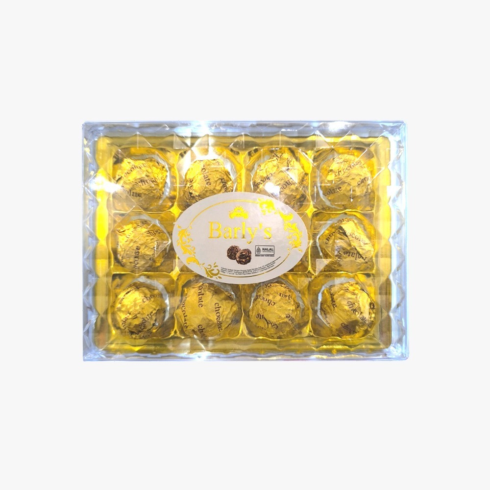 COKLAT BARYL'S 150gr (12pcs) - COKLAT KOTAKAN - WAFER BALL CHOCOLATE (IMPORT - MALAYSIA)