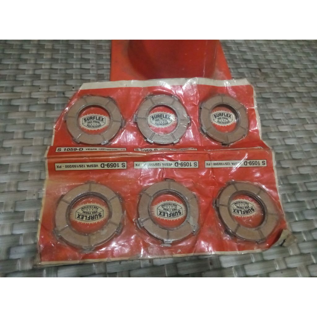 plat kopling 6 vespa lawasan