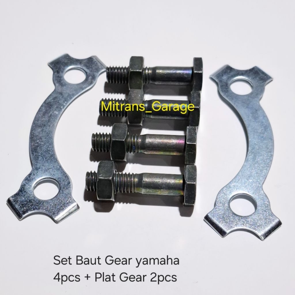 Baut Gear Gir Belakang Jupiter z Vega R ZR Force1 4pc Baut + 2 kancing Gear