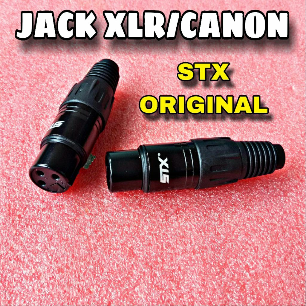 JACK CONECTOR XLR STX JEK CANON STX ORIGINAL STX CONNECTOR AUDIO