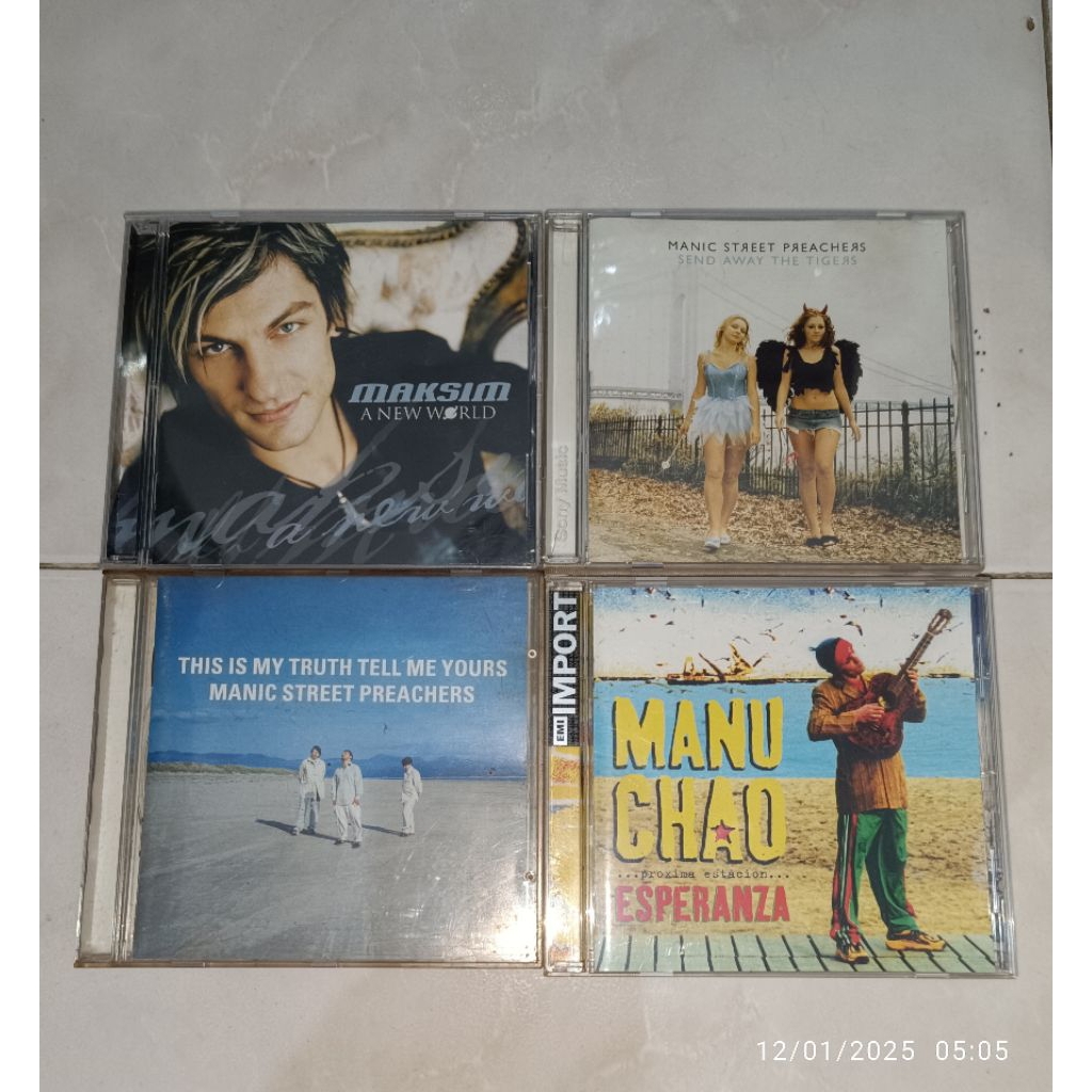 cd MAKSIM-A New World / MANIC STREET PREACHERS-Send Away The Tigers / MANIC STREET PREACHERS-This Is