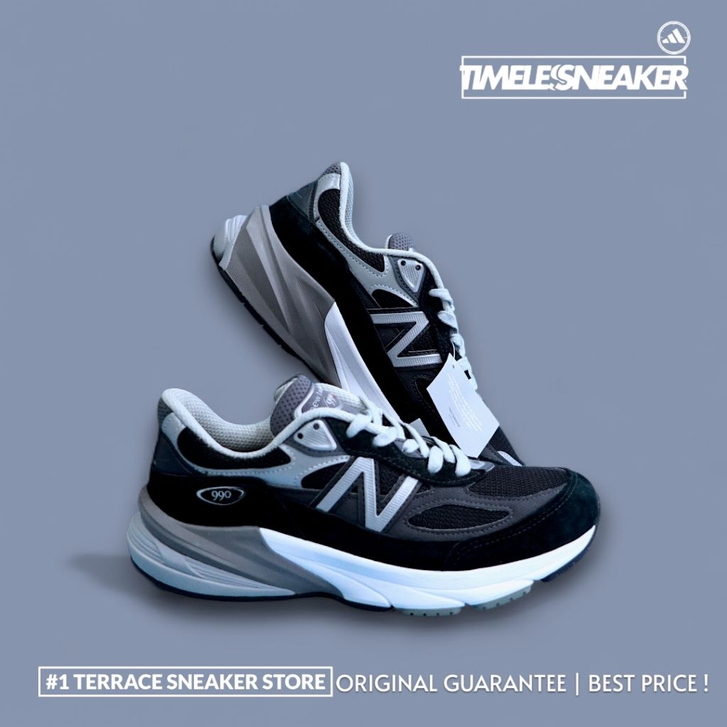 NEW BALANCE WMNS 990v6 MADE IN USA #W990BK6 BLACK ORIGINAL