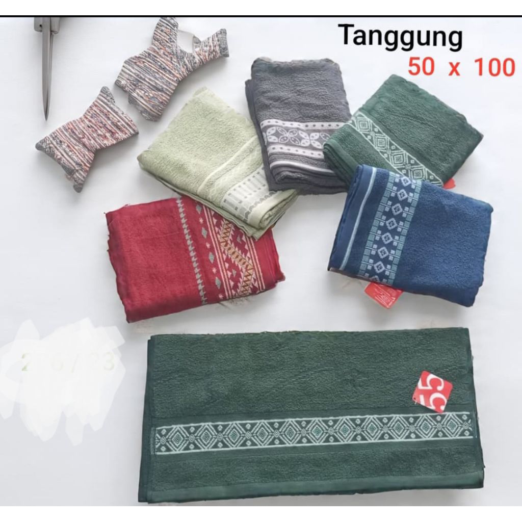 Handuk 55 Bordir by Merah Putih Ukuran Tanggung 50x100