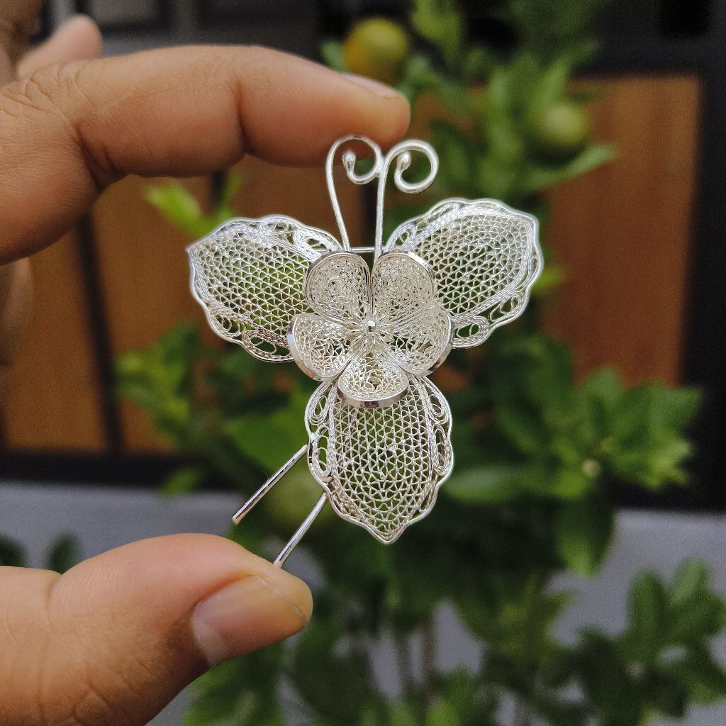 Bros Hijab Lucu dan Cantik Asli Kerajinan Tangan / Bros Kerudung / Bros Kendari / Bros Jogja / Kebay