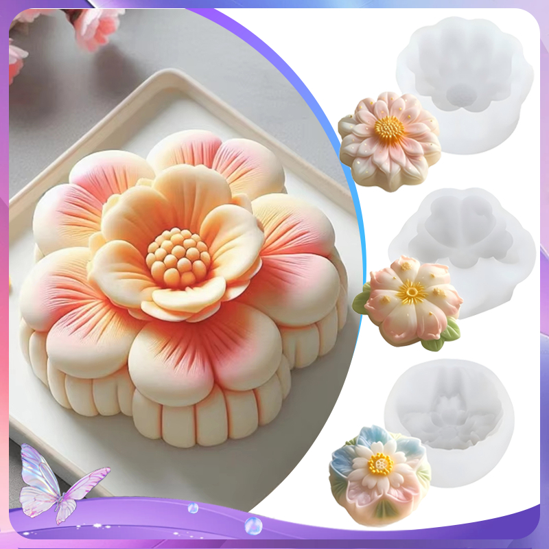 Cetakan Silikon Bunga Sakura Kecil Cetakan Bunga Puding Kecil Cetakan Puding Bunga