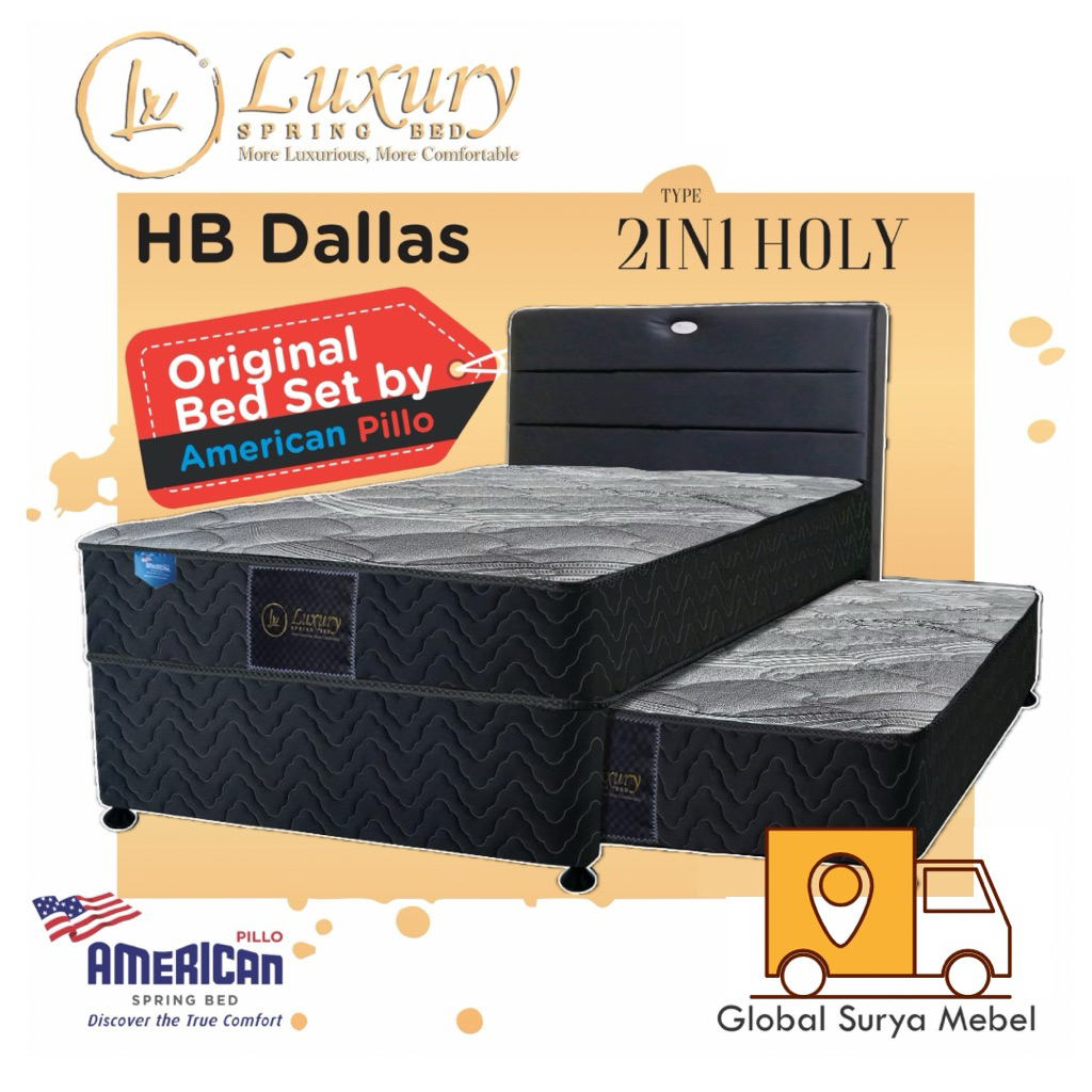 American Luxury Spring Bed Tipe 2 in 1