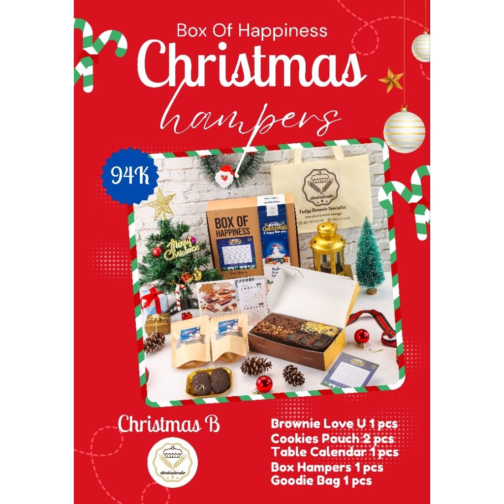 Hampers Christmas New Year B - Fudgy Brownies