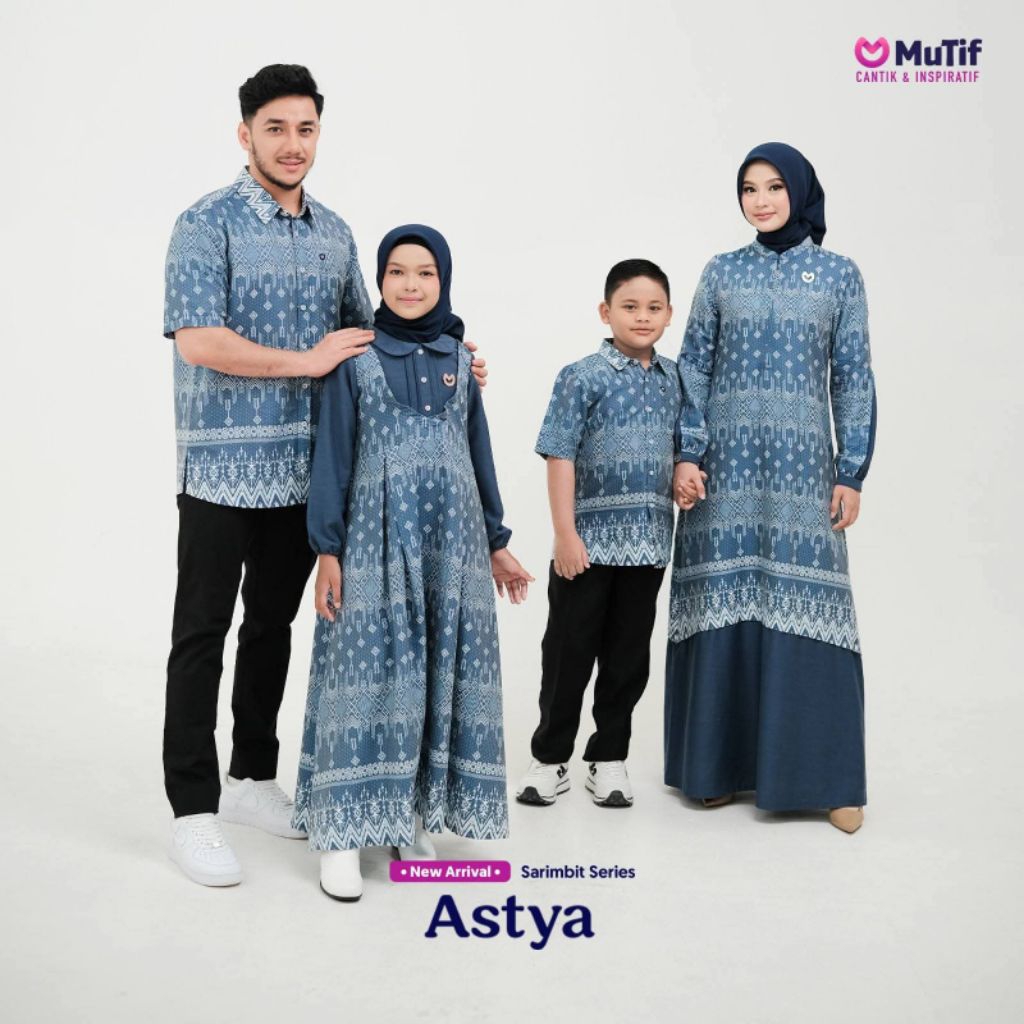 NEW ARRIVAL SARIMBIT ASTYA GANDHI By Mutif -Dark denim