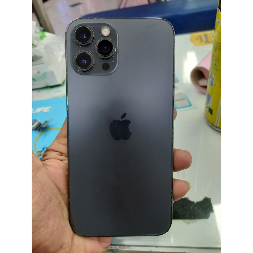 iphone 12pro max 256gb ex garansi inter