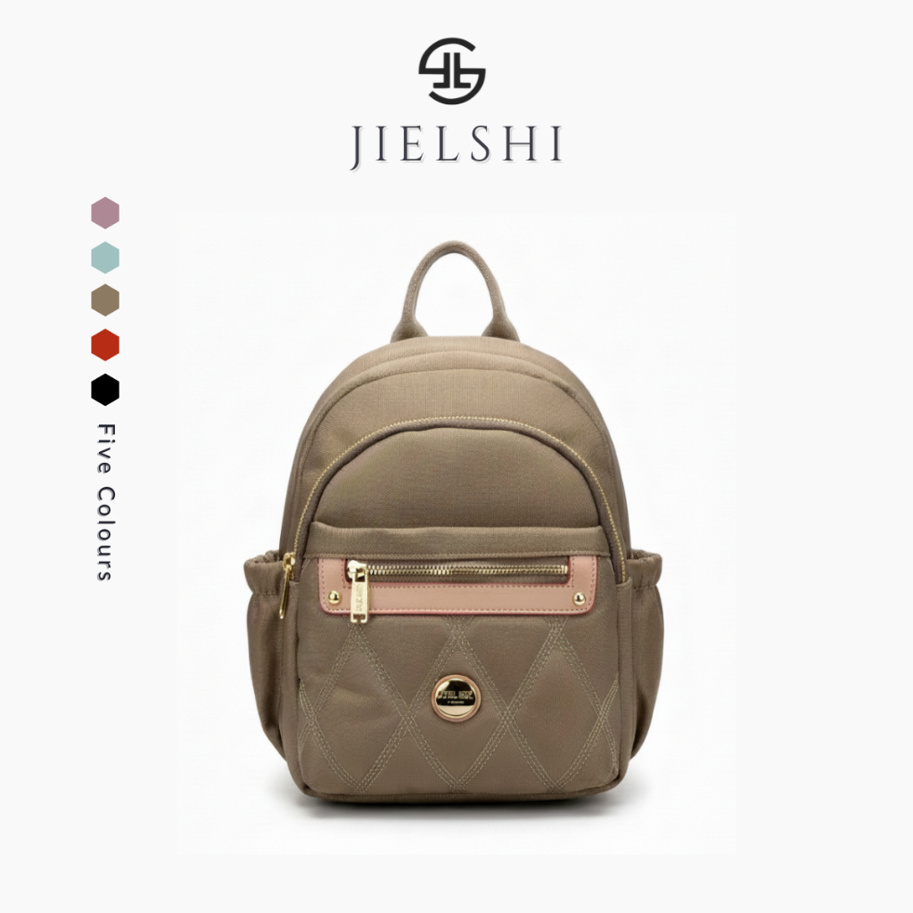 JIELSHI Ransel NIKEN -  2069-33 # Tas Ransel Wanita - Backpack Sedang Bahan Kanvas Model Stylish