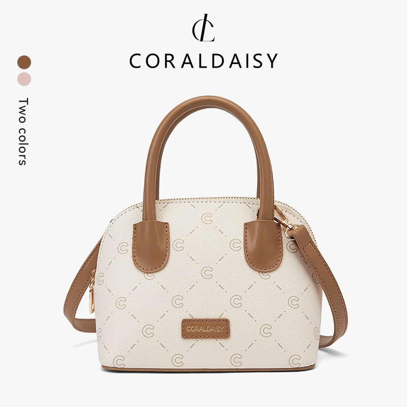 CORALDAISY Tas Wanita 2026 Terbaru Lucu Elegan Sling Bag Tali Panjang Tas Selempang kulit Tas Bahu