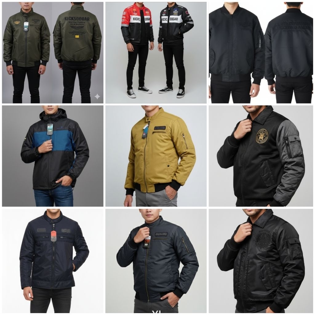 ASTRINA KUMPULAN JAKET KICKZOOGAR PREMIUM ORI TERLARIS BORDIR