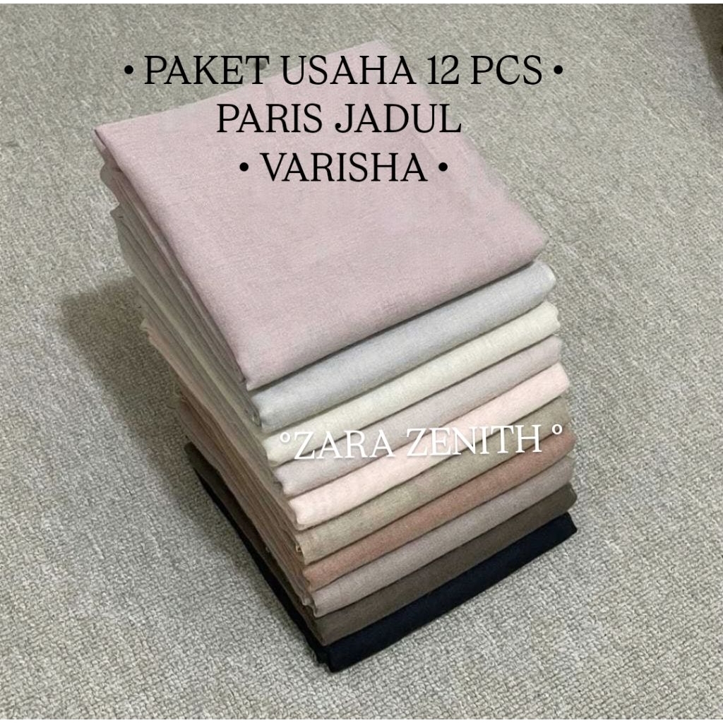 GROSIR Hijab Paris Jadul Varisha ISI 5 PCS | Grosir Kerudung Paris Jadul Varisha ISI 20 Pcs