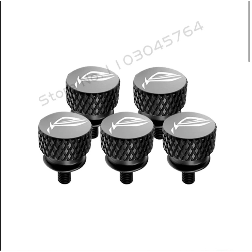 5 piece buah thumb screw 5x ROG PC MOD Desktop Screw Thumb For case