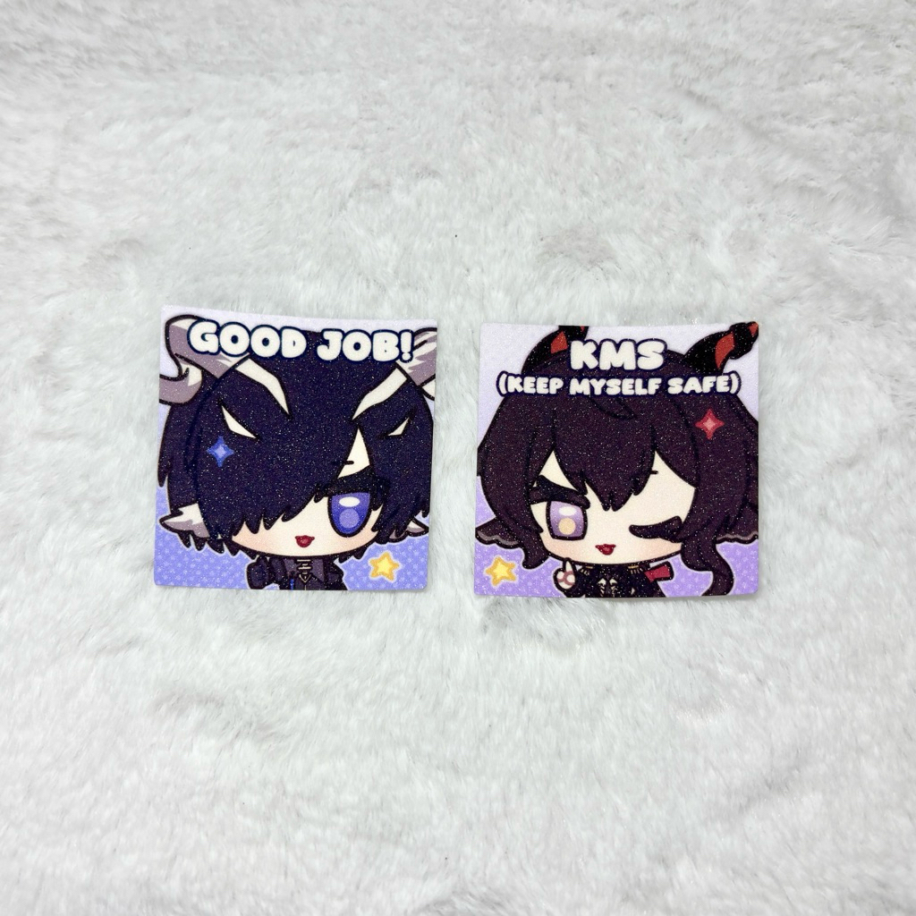 [refuuwa] arknights lessing and ebenholz sticker