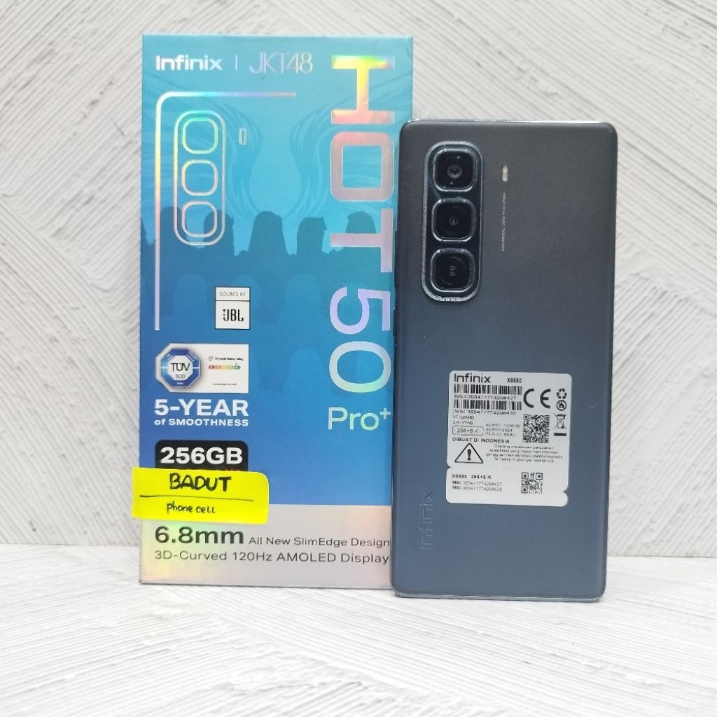 Infinix Hot 50 Pro Plus 8/256GB Handphone Second Bekas Fullset