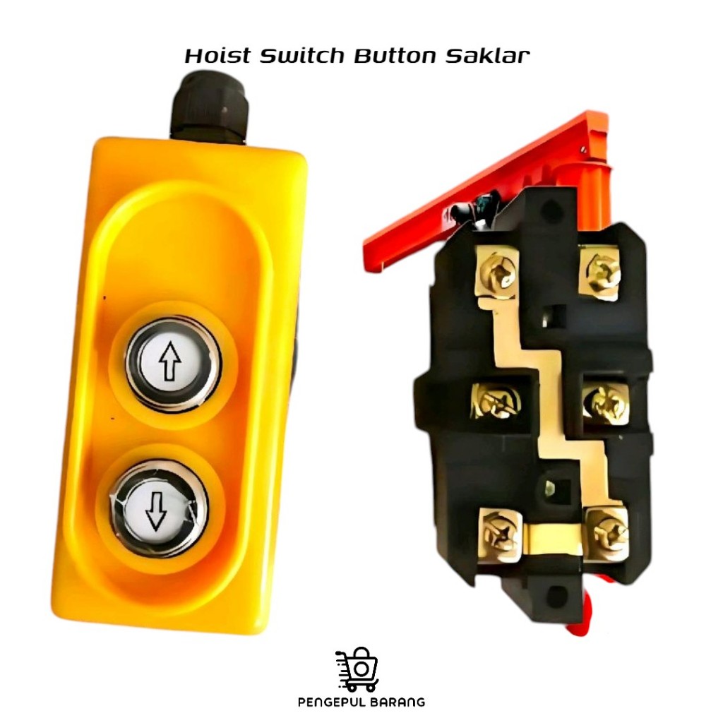 Hoist Switch Button Saklar Remote Control Electric Winch 220v - Hoist Switch Button