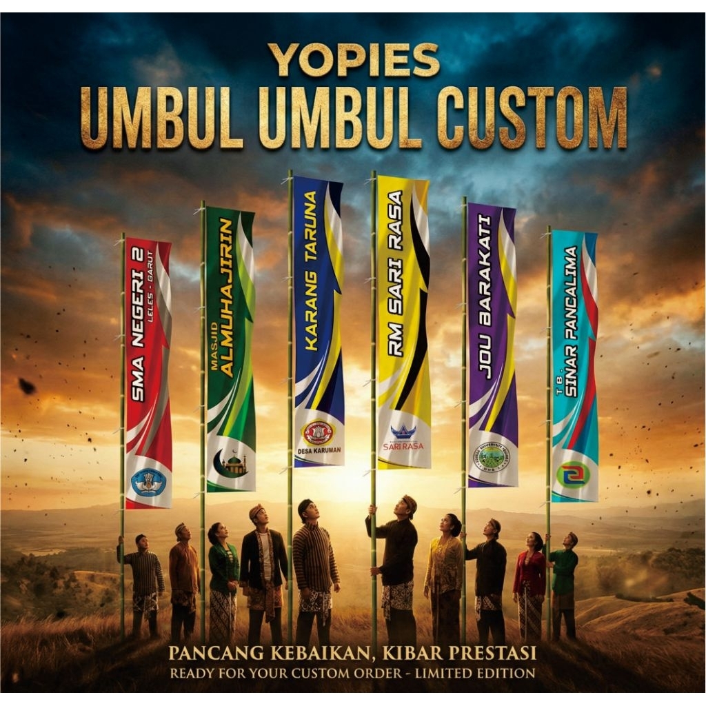 umbul umbul custom full print persegi