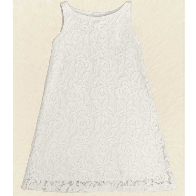 DRESS PUTIH BRUKAT / TANKTOP TUNIK PUTIH DRESS TANKTOP BRUKAT