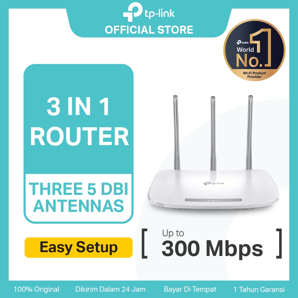 TP-Link TL-WR845N | 300Mbps WiFi Router | 4in-1 | Repeater Extender | IPTV | Access Point | WISP