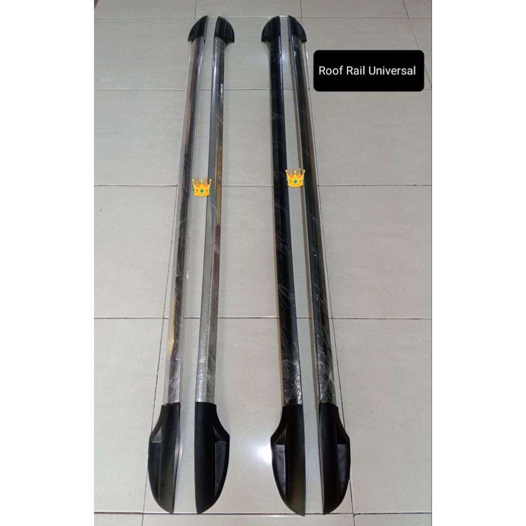 Roof Rail Universal kaki plastik / roof Rail Universal Hitam, crom