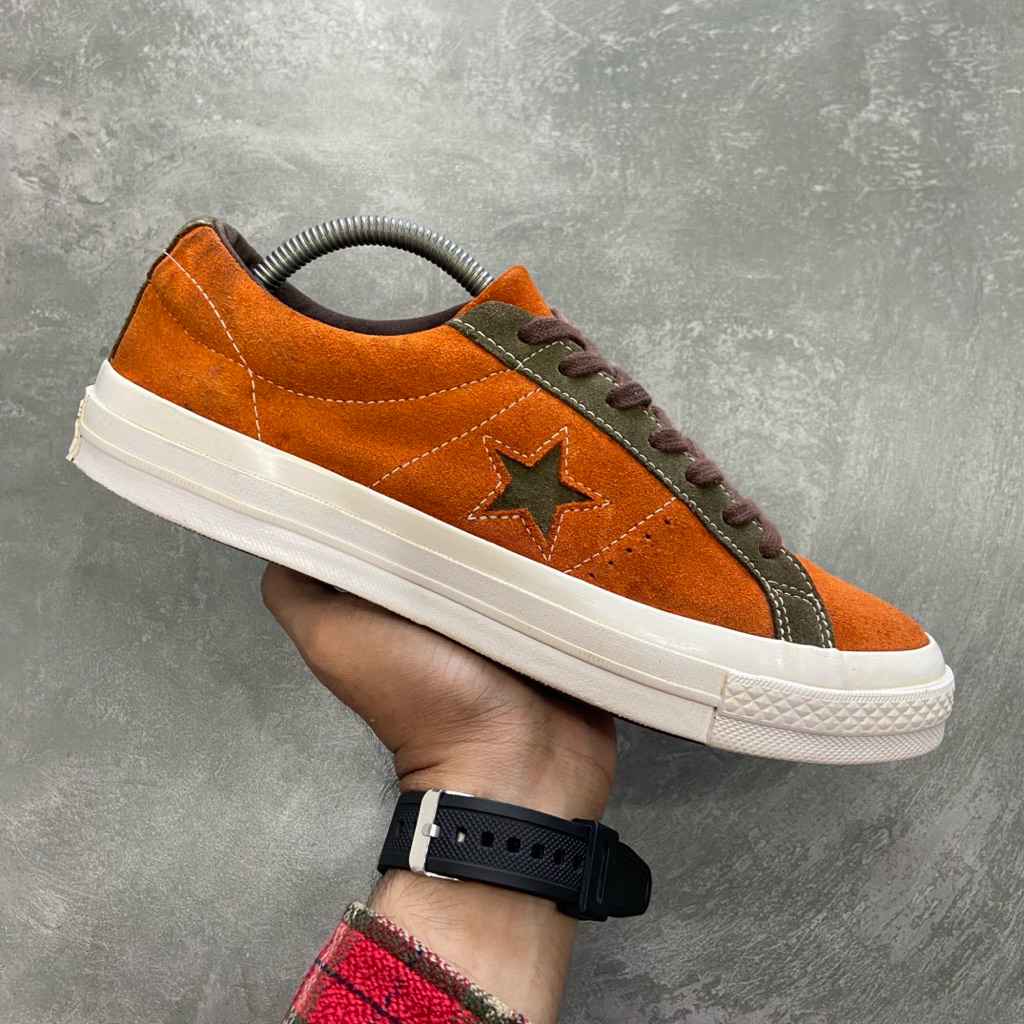 [Size 42] Converse One Star OX Suede Bold Mandarin 2018 (161617C) Second Original Kondisi Mulus Nomi