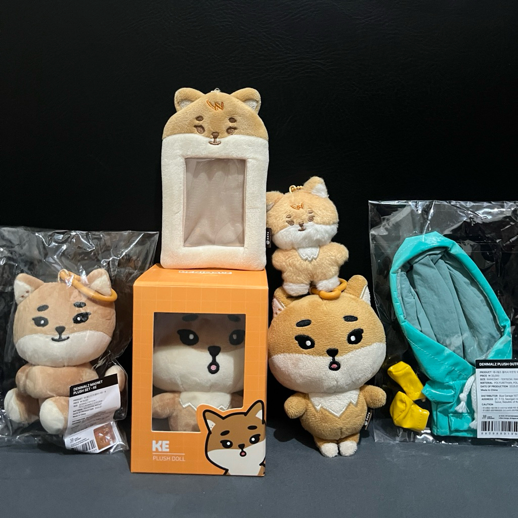 Denimalz Plush Kke, Magnet Kke, Magnet Pil, Raincoat Outfit