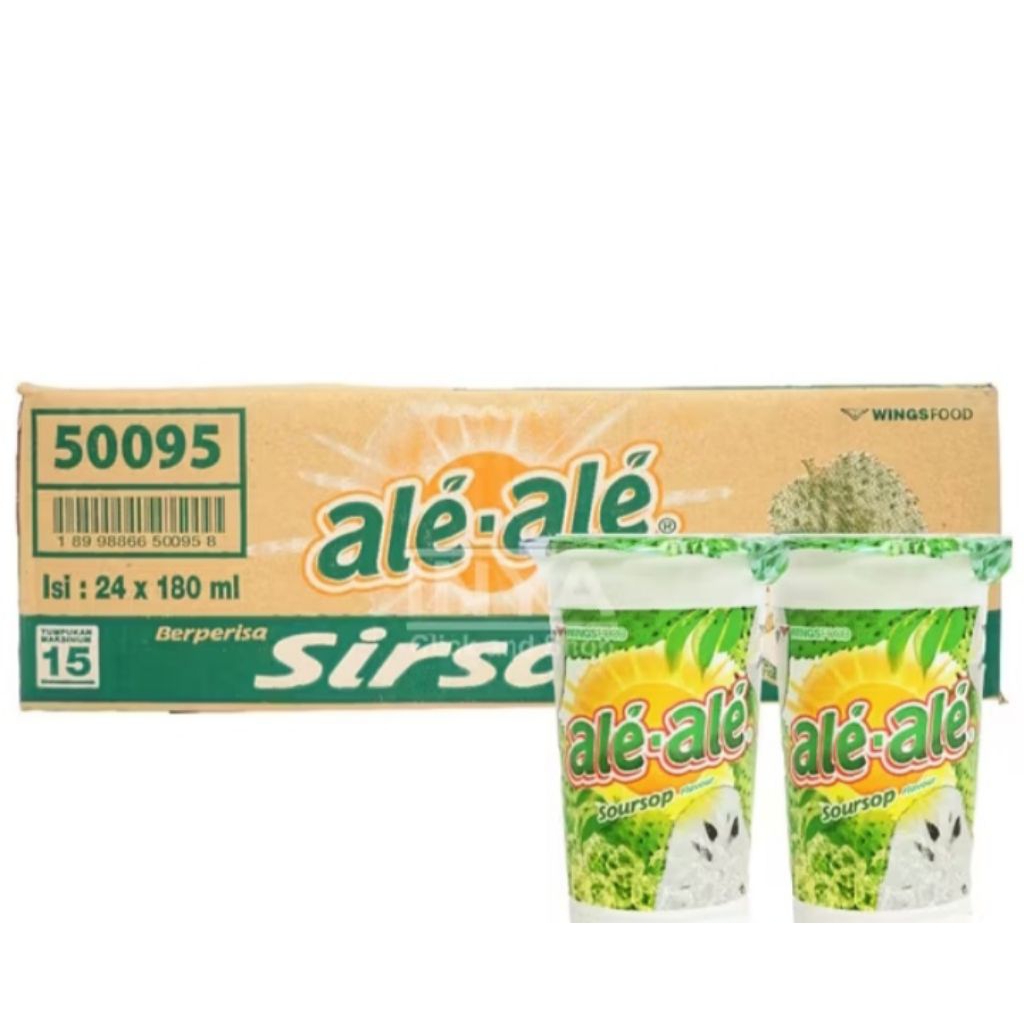 Ale Ale minuman rasa sirsak isi 24 pcs