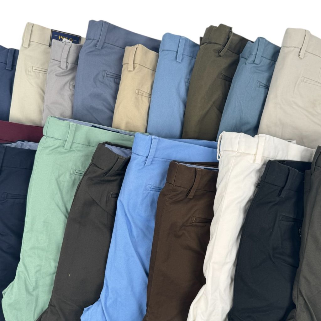 Chino Polo ori Celana panjang Pria Slim fit