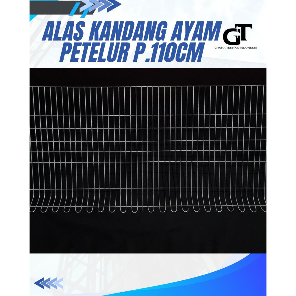 Alas kandang ayam petelur 110cm tebal kawat 3mm