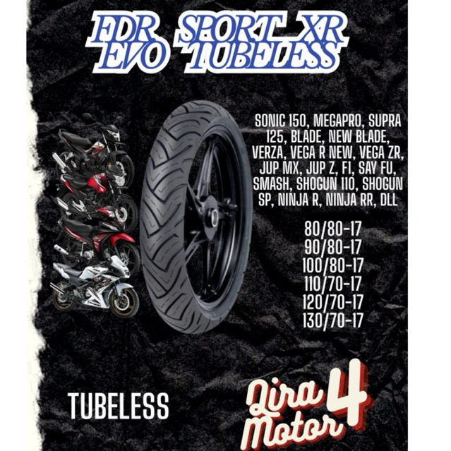 BAN TUBELESS FDR SPORT XR EVO RING 17