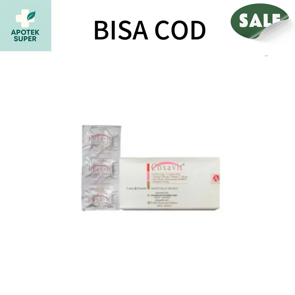 Coxavit Box Isi 30 Tablet Vitamin Suplemen