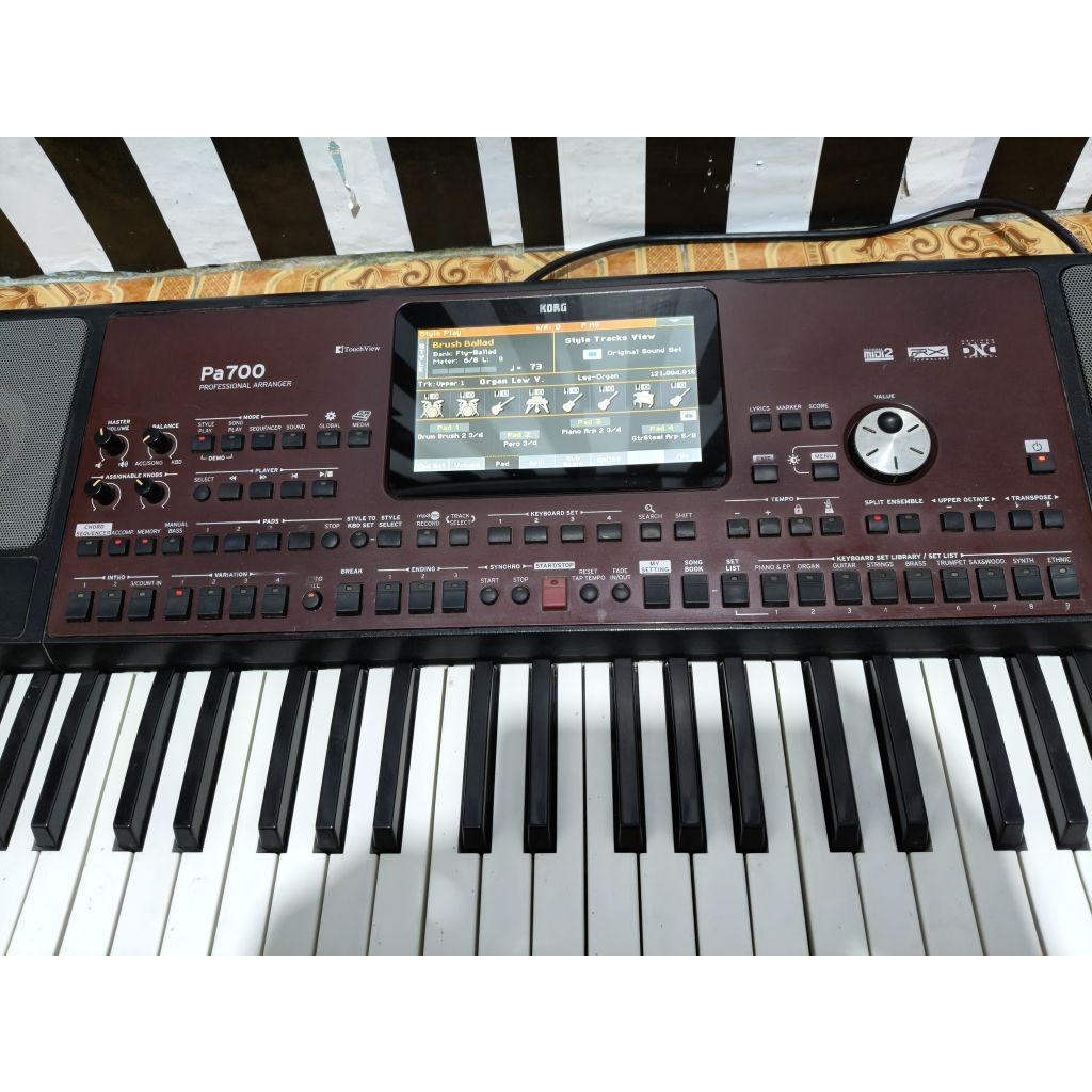 korg pa 700 RCA  bekas pemakaian pesanan konsumen