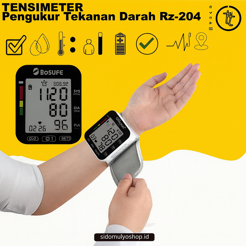 Tensimeter Digital RZ-204 Pengukur Tekanan Darah