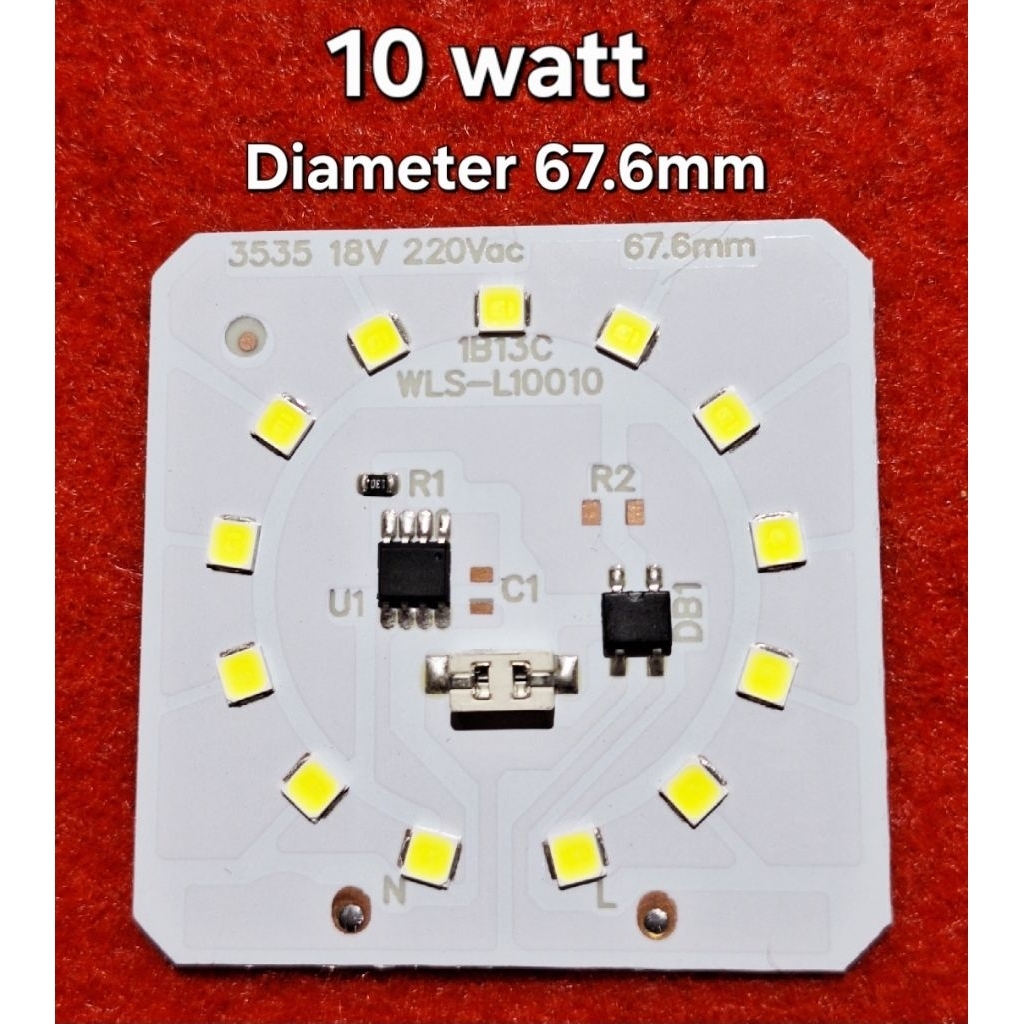 PCB LED AC ALMINI CAPSULE 10 WATT