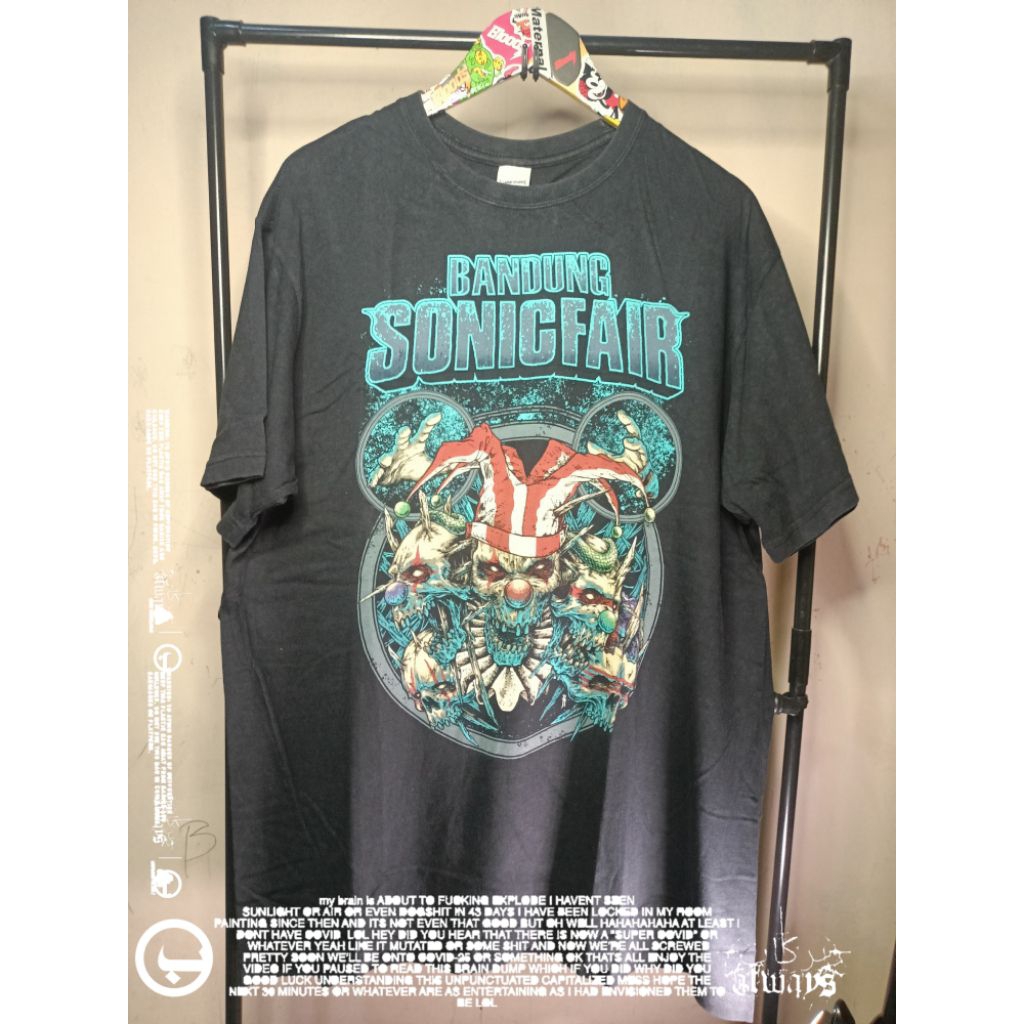 T-SHIRT ORIGINAL MERCHANDISE BANDUNG SONIC FAIR 2016