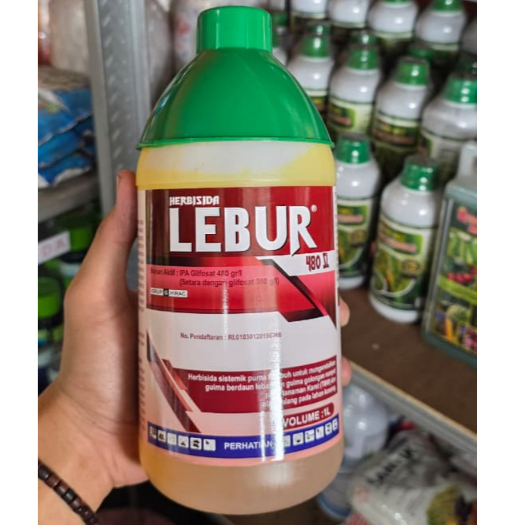 HERBISIDA LEBUR 480 SL 1 LITER PEMBASMI RUMPUT