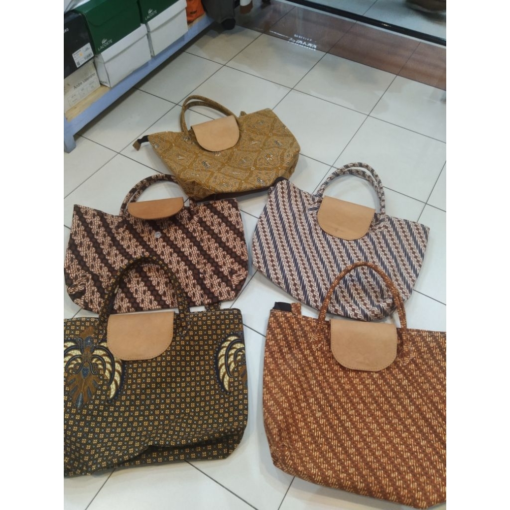 tas batik kombinasi kulit
