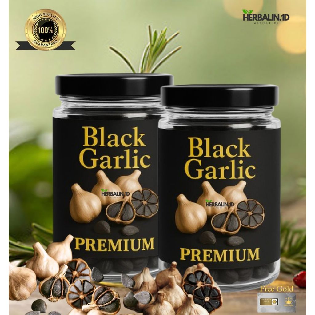 Black Garlic Kating / Bawang Hitam Premium Kating Bawang Putih Hitam Herbal Fermentasi